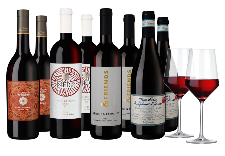 Weinpaket "Goldprämiertes Süditalien"