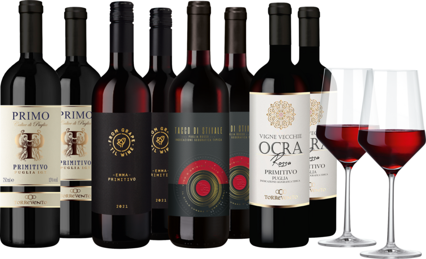 Weinpaket "Primitivo Probierpaket "