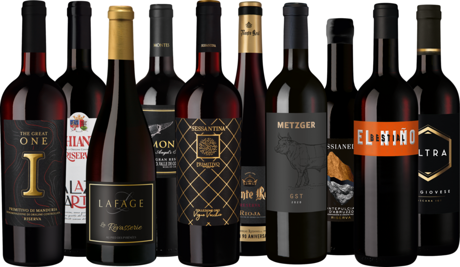 Hawesko's Finest Rotwein Paket