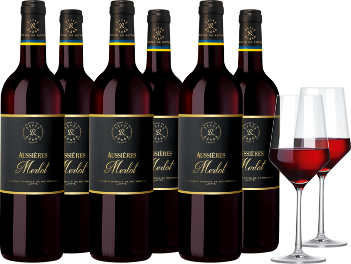 2021 Aussières Merlot Paket