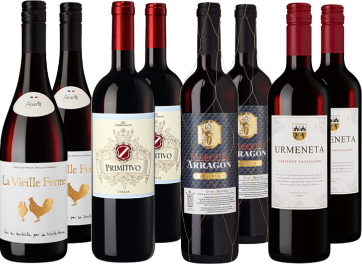 Rotwein Highlights im Paket