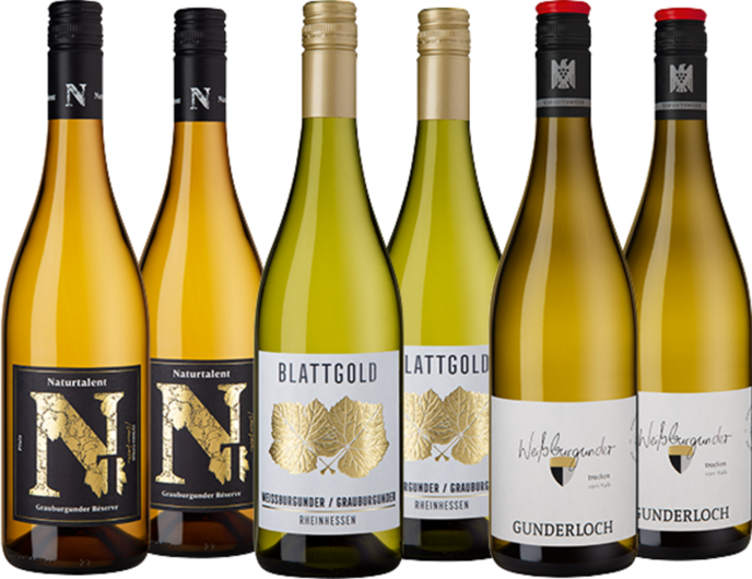 Entdeckerpaket Grauburgunder trifft Weißburgunder