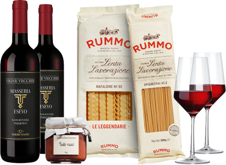 Tchibo "Pasta e Vino" Probierpaket