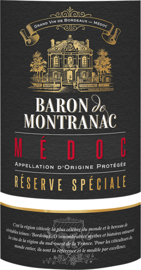 2021 Baron de Montranac Médoc Réserve Spéciale