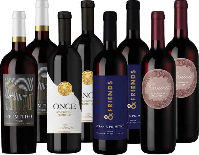 Primitivo Vielfalt im Paket