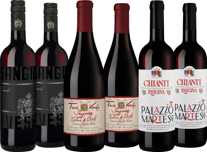 Probierpaket sagenhafte Sangiovese