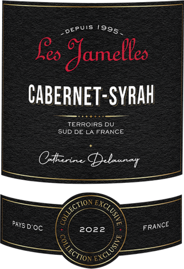 2022 Les Jamelles Collection Exclusive Cabernet-Syrah