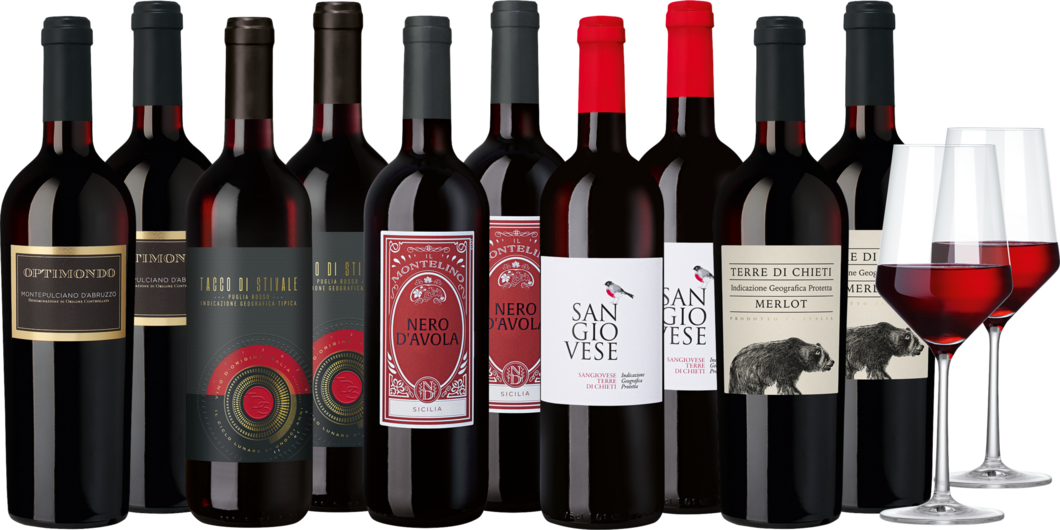 Weinpaket Italiens feine Vielfalt