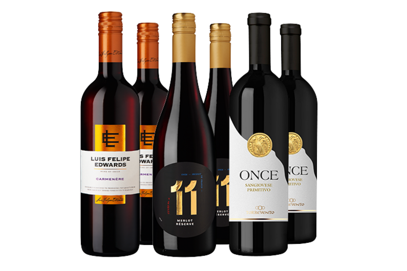 Rotwein-Empfehlungen im Paket