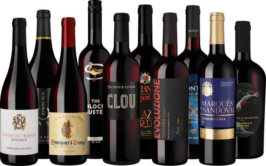 Hawesko's Finest Rot Paket