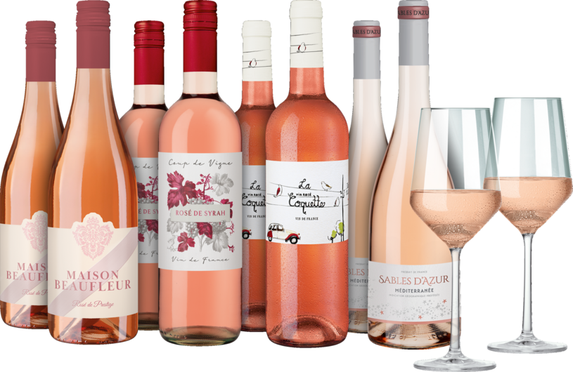 Probierpaket französische Rosés
