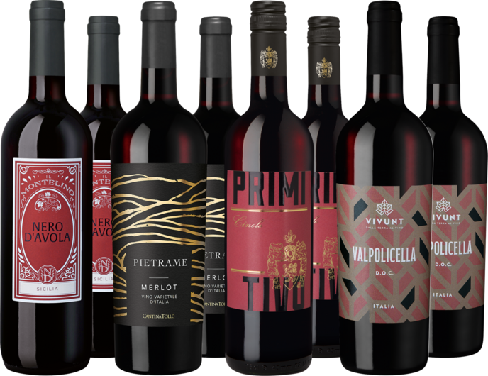 Italienische Rotweine im Paket