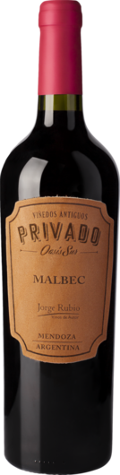 2020 Jorge Rubio Privado Malbec Roble