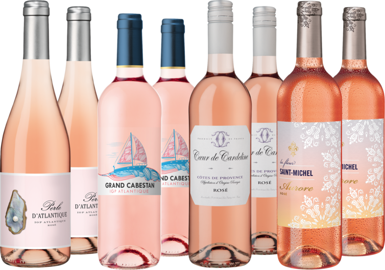 Entdeckerpaket französische Rosés