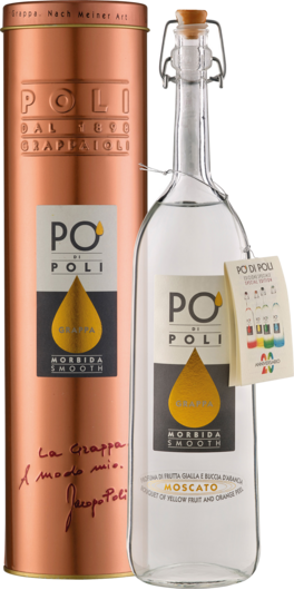 Grappa PO´di Poli Morbida in Geschenkröhre