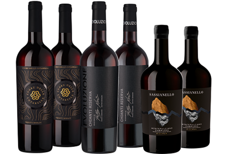 Italienische Rotweine Paket