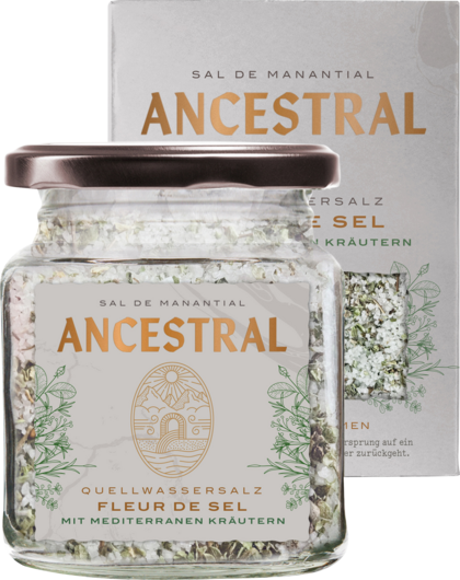 Ancestral Fleur de Sel Mediterranea im Glas