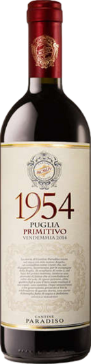 2021 Cantine Paradiso 1954 Primitivo