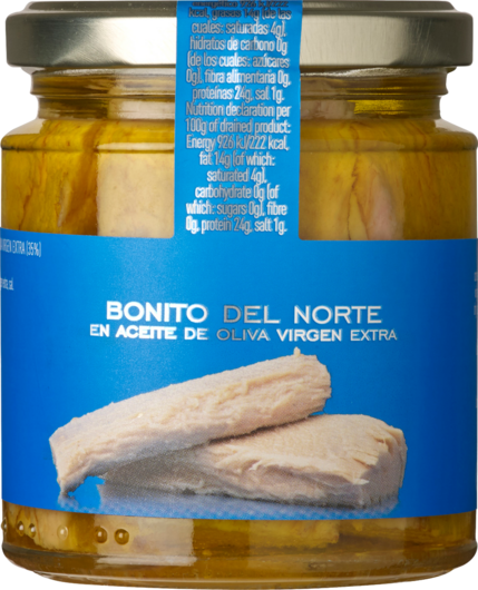 Bonito del Norte en AOVE