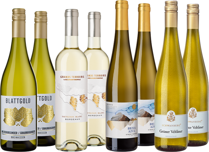 Entdeckerpaket Goldprämierte Weißweine