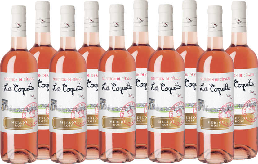 2023 Vorteilspaket La Coquette Merlot Rosé