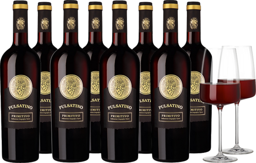 Goldprämiertes Vorteilspaket Pulsatino Primitivo