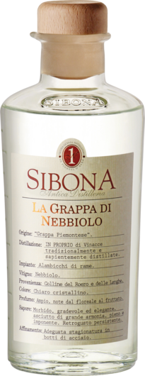 Sibona Grappa di Nebbiolo