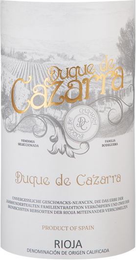 2023 Duque de Cazarra Rioja