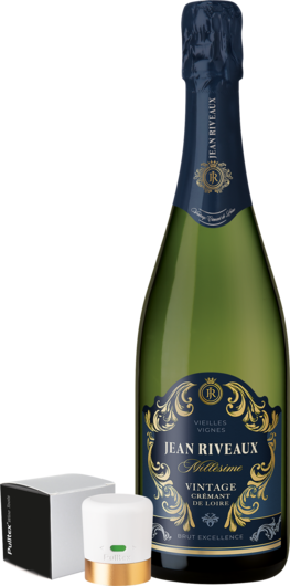 Jean Riveaux Crémant + Pulltex Sparkling Stopper