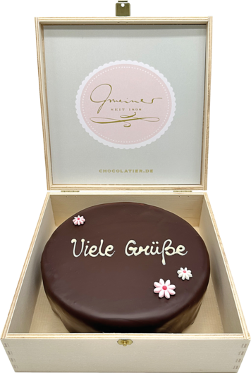 Gmeiner hochfeine Sachertorte Viele Grüße