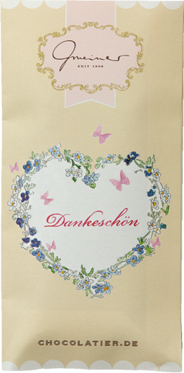 Gmeiner Tafelschokolade Dankeschön