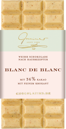Gmeiner Tafelschokolade Blanc de Blanc
