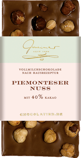 Gmeiner Tafelschokolade Piemonteser Nuss