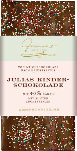 Gmeiner Tafelschokolade Julias Kinder-Schokolade