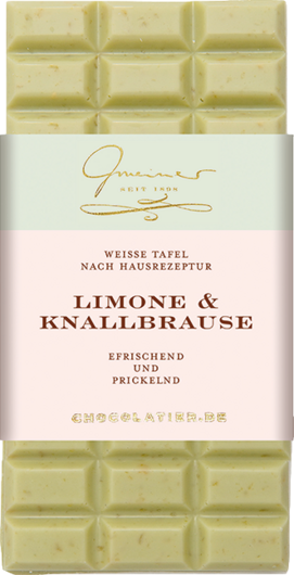 Gmeiner Tafelschokolade Limone &amp; Knallbrause
