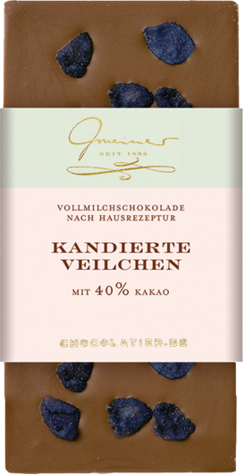 Gmeiner Tafelschokolade Kandierte Veilchen