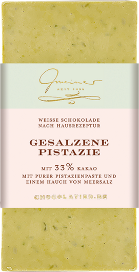 Gmeiner Tafelschokolade Gesalzene Pistazie
