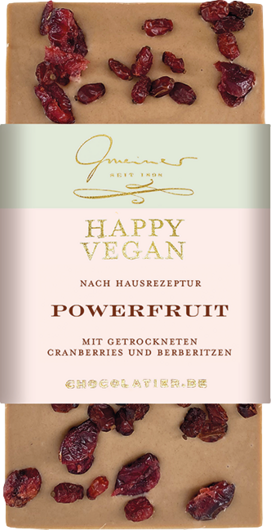 Gmeiner Tafelschokolade Happy Vegan Powerfruit