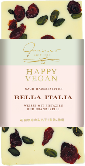 Gmeiner Tafelschokolade Happy Vegan Bella Italia