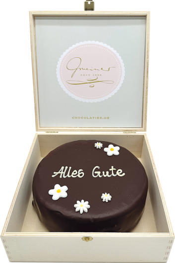 Gmeiner hochfeine Sachertorte Alles Gute
