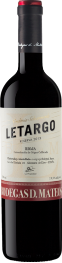 2018 D. Mateos Letargo Reserva
