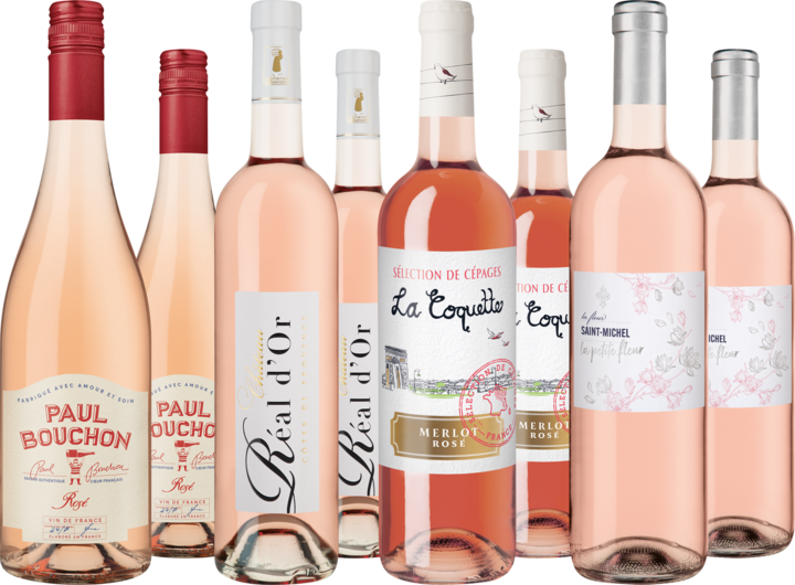 Weinpaket "Französische Rosé-Kunst"