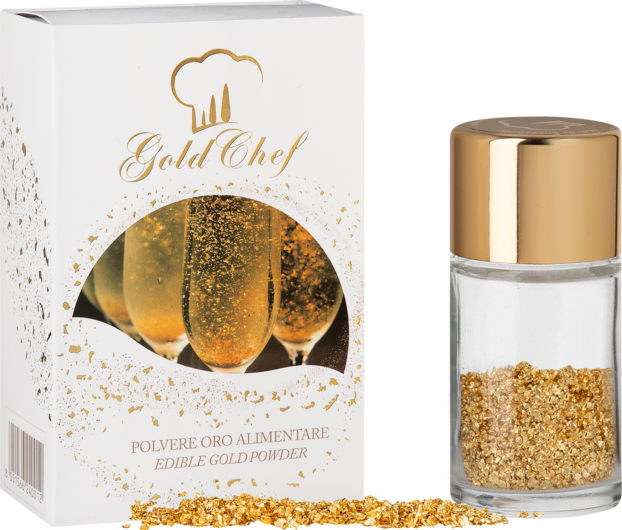 Goldstaub aus echtem Blattgold 23Karat