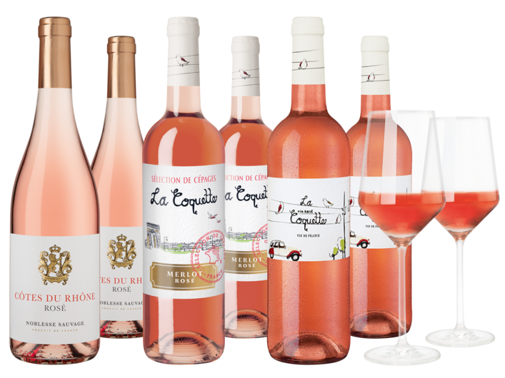 Probierpaket französische Rosés