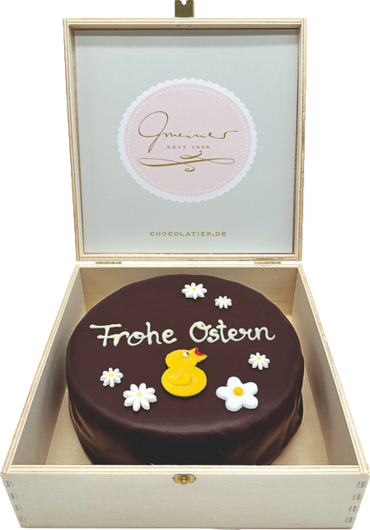 Gmeiner hochfeine Sachertorte Frohe Ostern