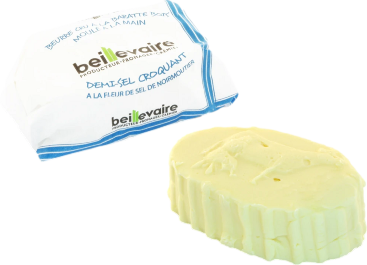 Beurre Cru de Baratte Demi Sel Croquant