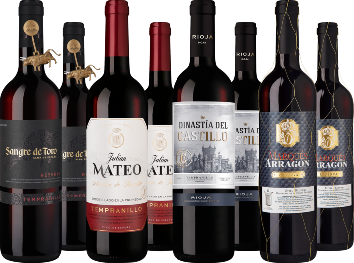 Prämiertes Rotweinpaket aus Spanien