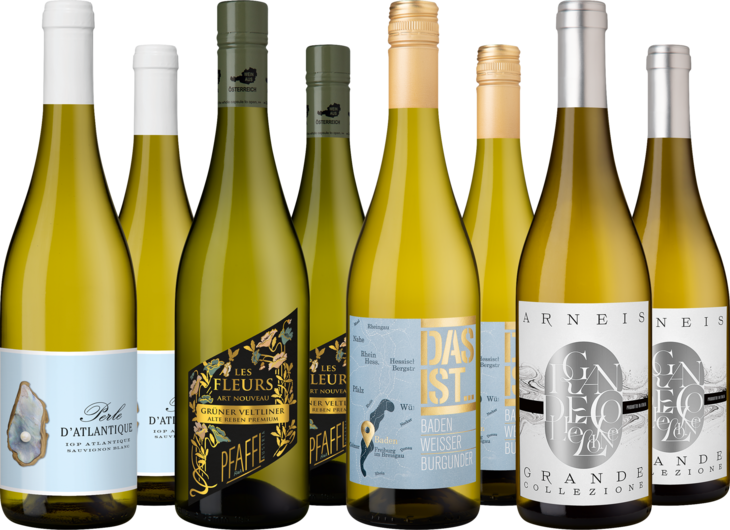 Prämierte Weißwein-Auswahl im Paket