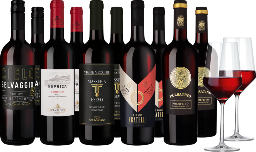 Weinpaket "Primitivo-Vielfalt"