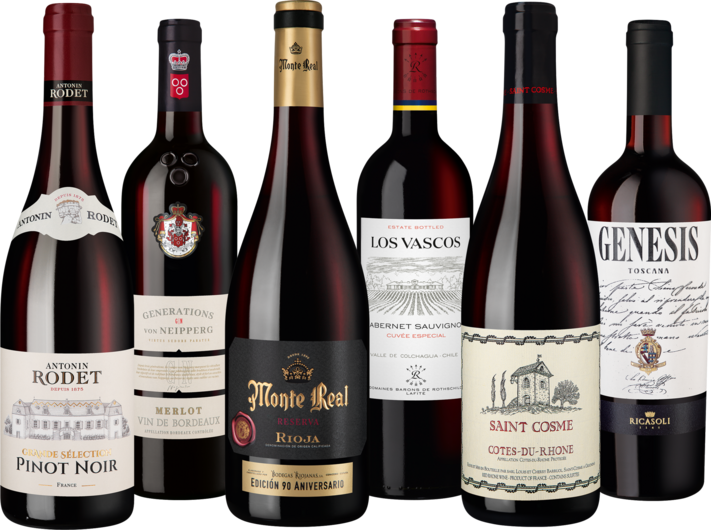 Grape Guru Rotwein-Verkostungspaket